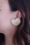 pendientes-corazones-cristales.hecho-a-mano-chapado-en-oro