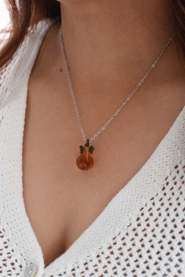 Cadena piña plateada