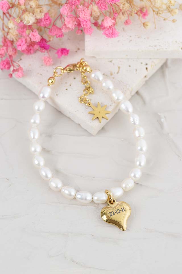 Pulsera personalizada corazón mini