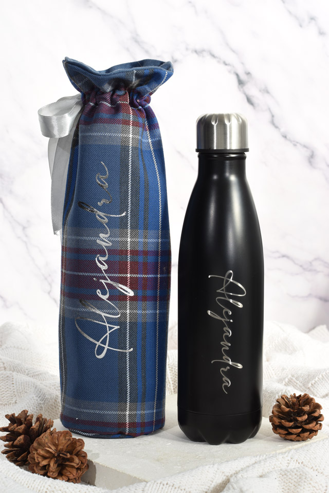 Botella térmica con bolsa personalizada