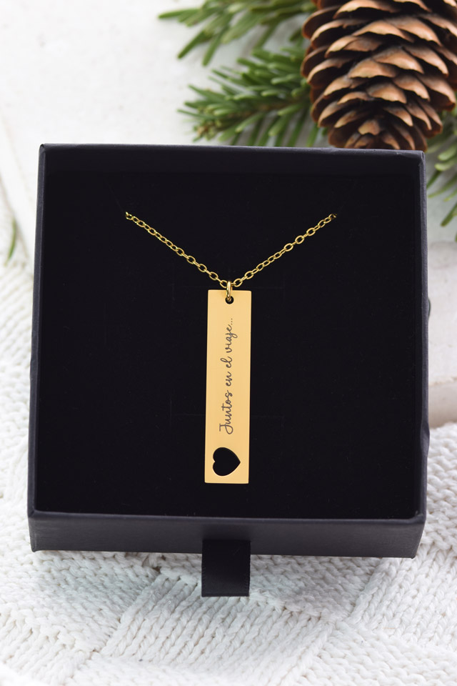 Cadena personalizada corazón